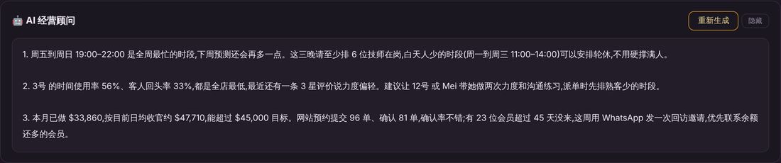AI 经营顾问